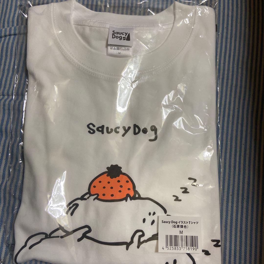 Saucy Dog イラストTシャツ M