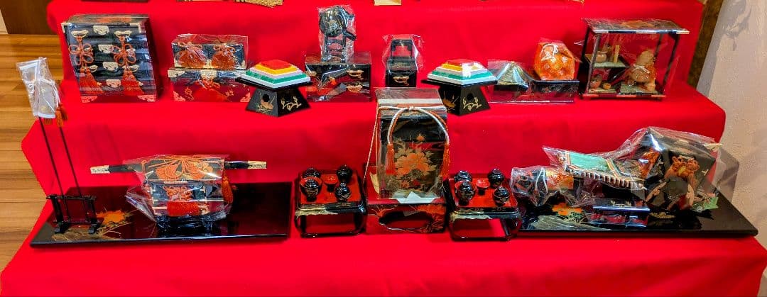 雛祭り道具　漆塗　工芸品　バラ売り可能