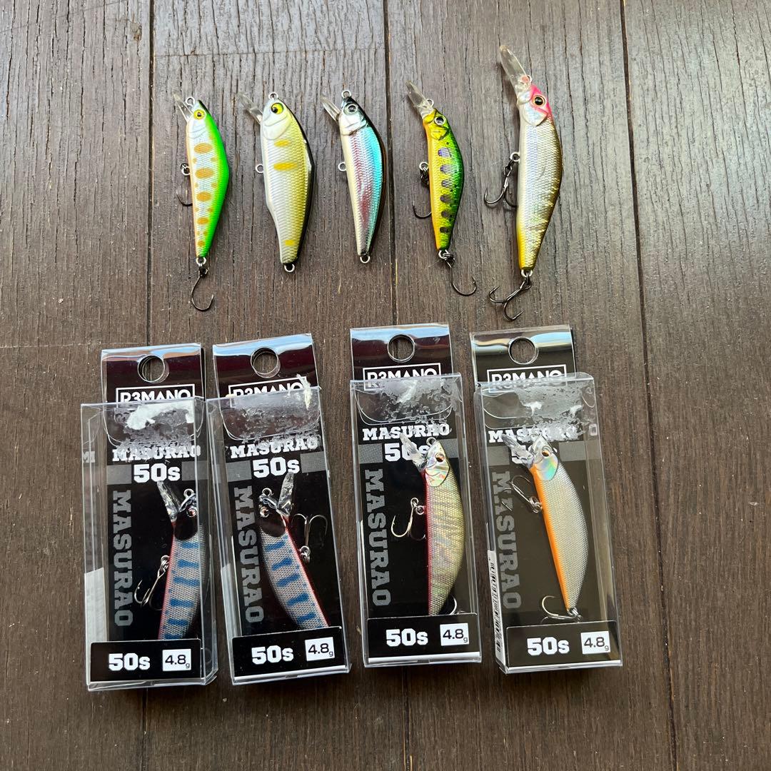 MASURAO 50s 4個 渓流ルアー中古セット