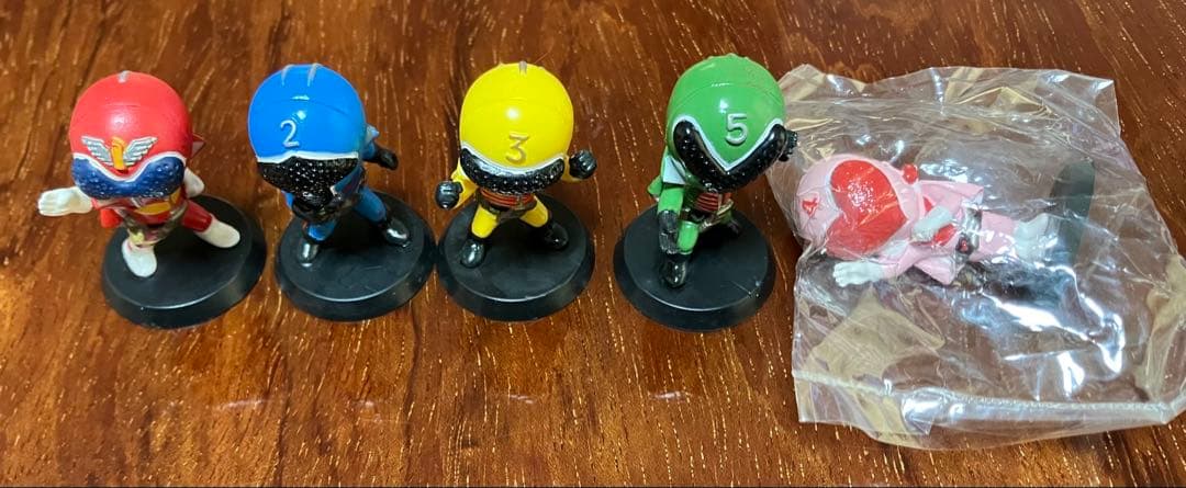 楽一番公式アカウント06　特撮ヒーローズ　秘密戦隊ゴレンジャー 5体セット