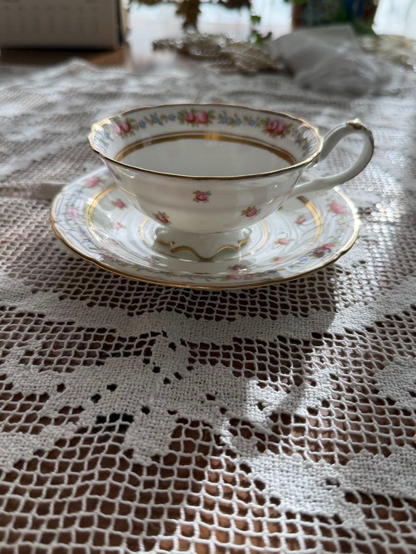 コウルドン 英国アンティーク カップ＆ソーサー NY高級商社別注品 金彩