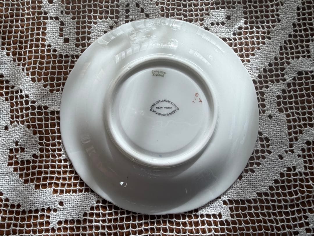 コウルドン 英国アンティーク カップ＆ソーサー NY高級商社別注品 金彩