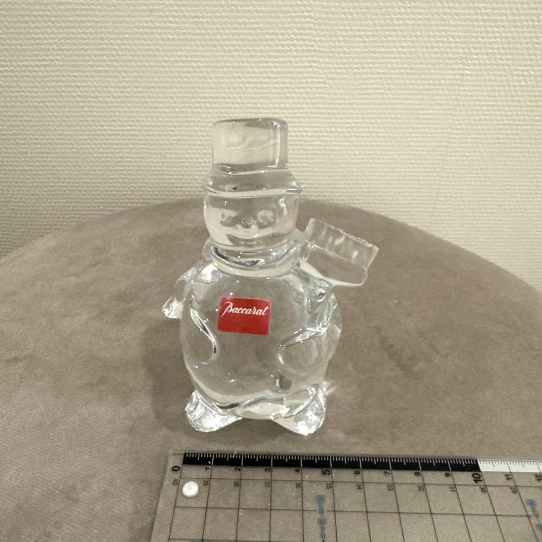 バカラ　雪だるま　モップ　置物