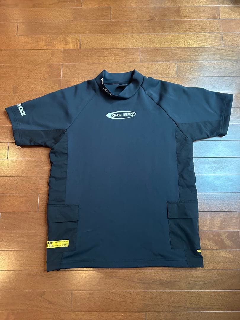 RUFFLOG ブラック ショートスリーブシャツ