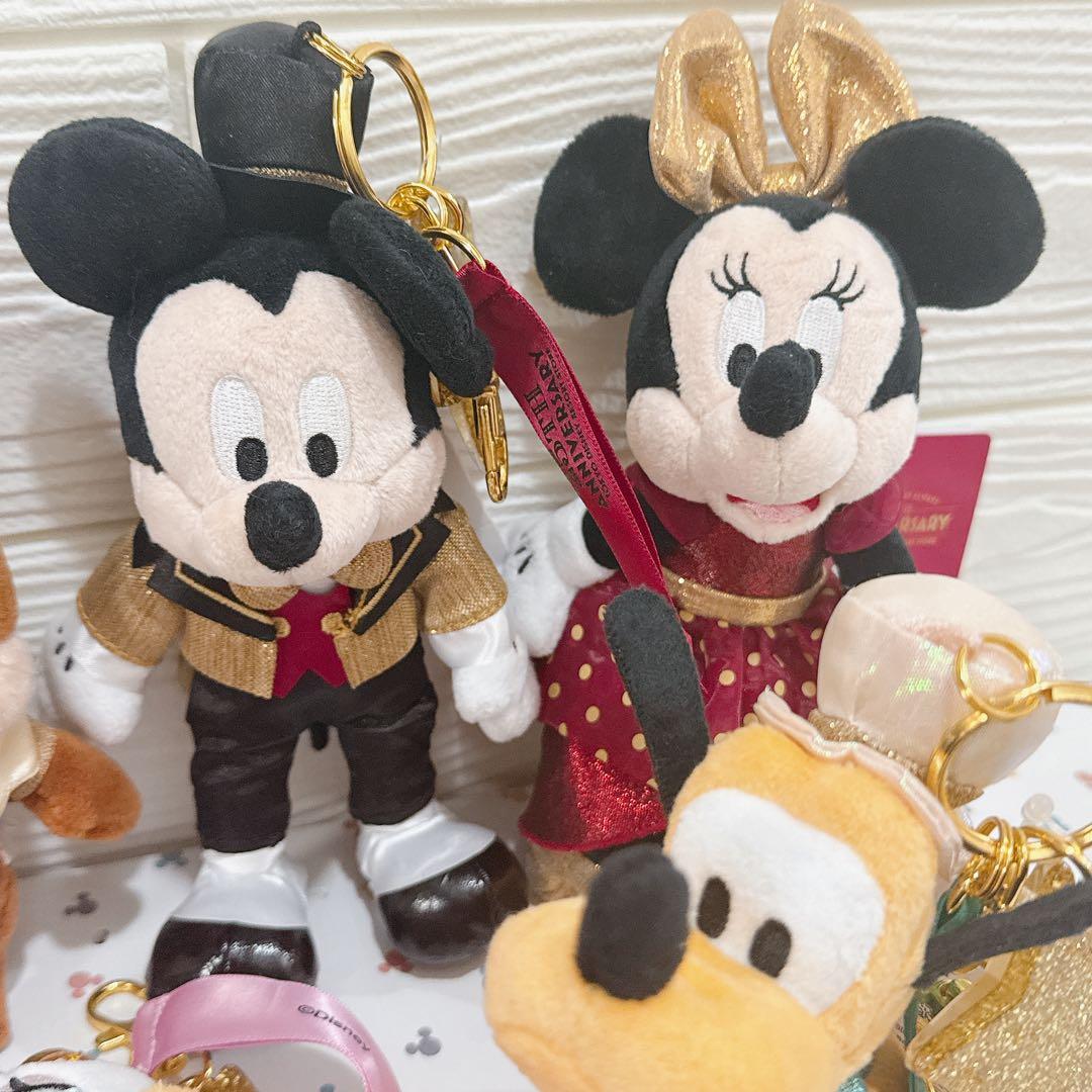 7点セット　ディズニーストア東京ディズニーリゾート店25周年　キーチェーン