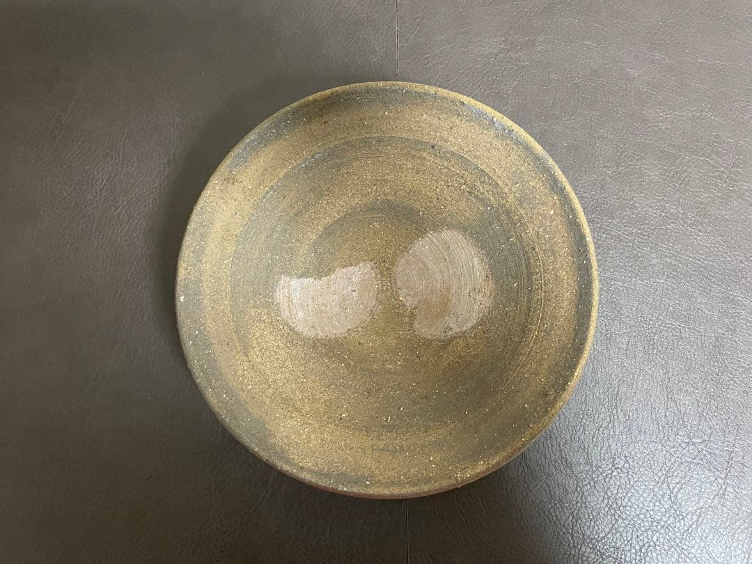 藤原啓　備前八寸皿　共箱　備前焼　茶道具