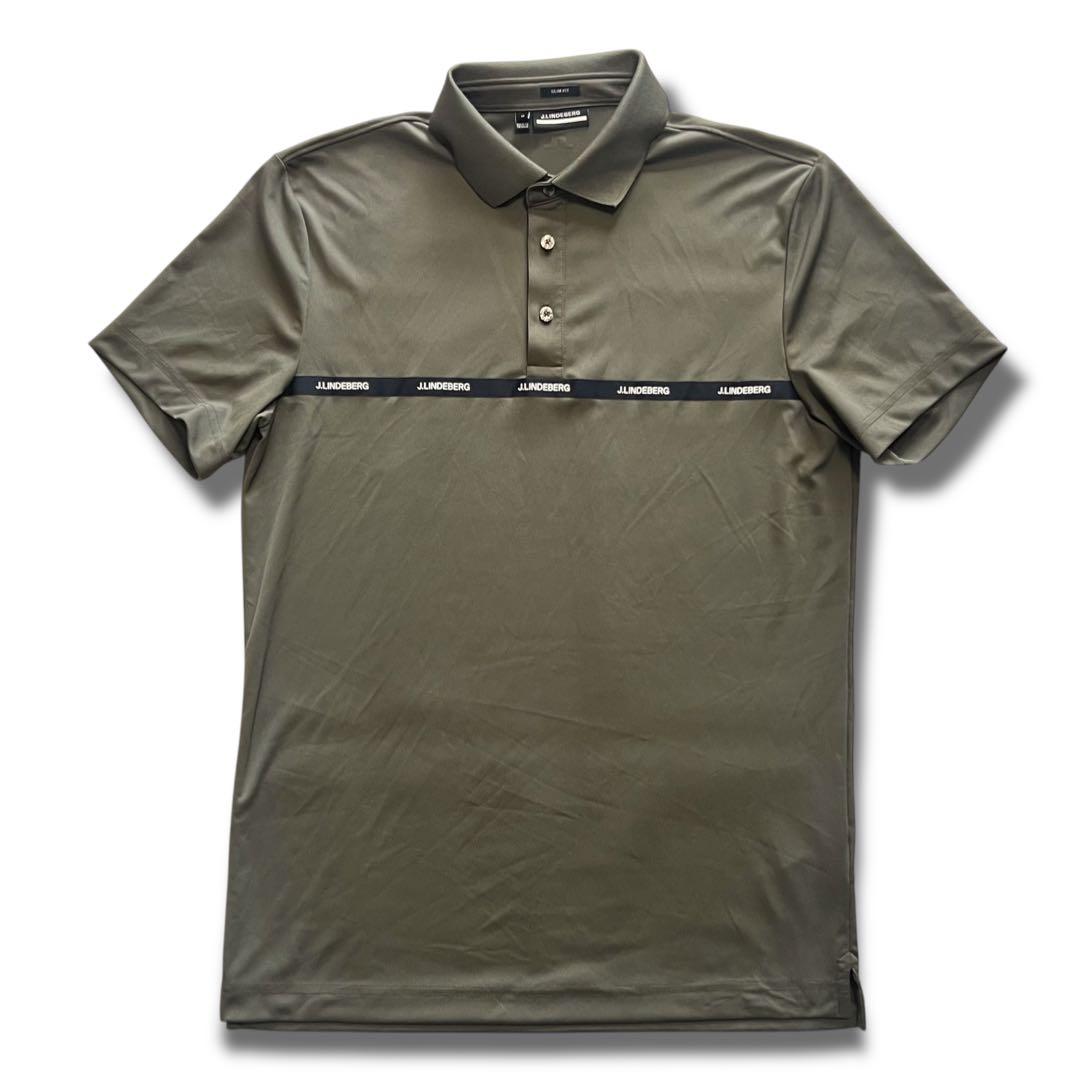美品 J.LINDEBERG ジェイリンドバーグ ポロシャツ M ゴルフ メンズ