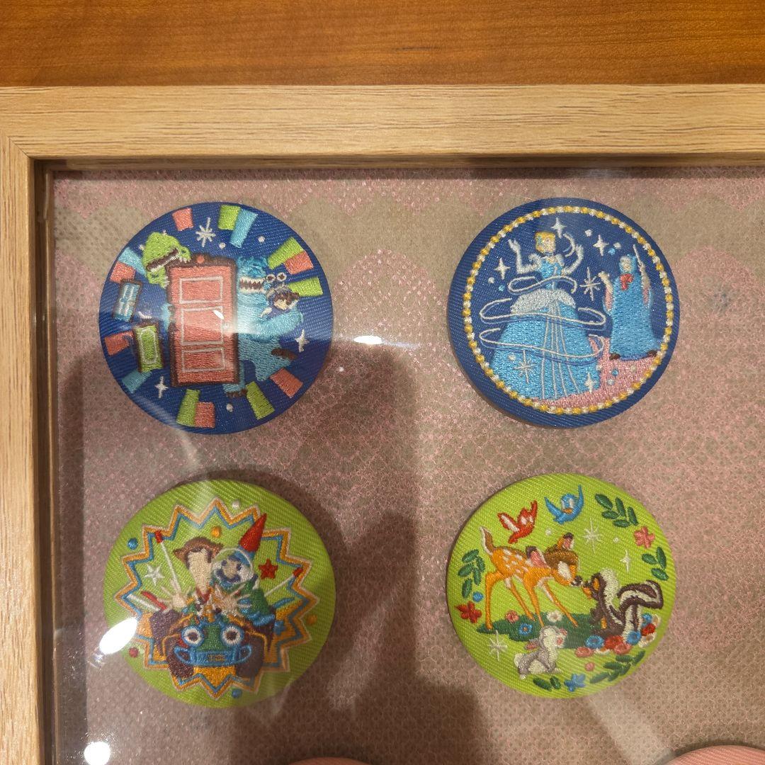 ディズニー☆刺繍缶バッジ☆15個セット