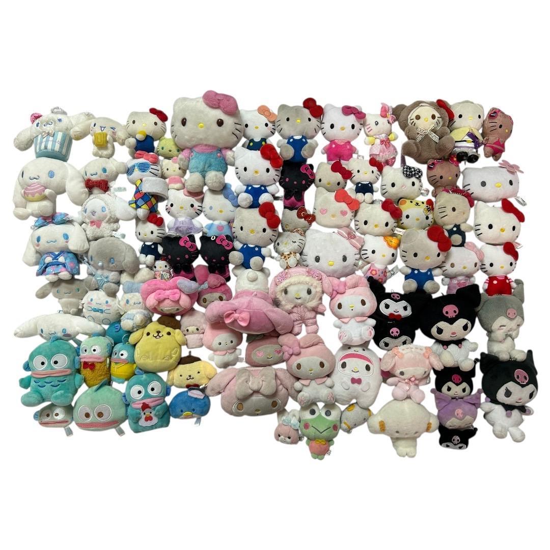 【ばら売り不可】サンリオ キャラクター ぬいぐるみ 83体 まとめ売り