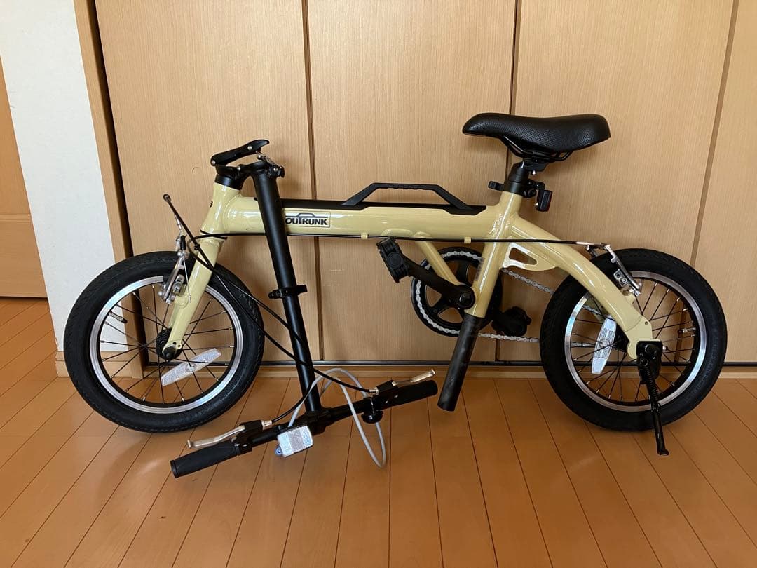 ログ アウトランク LOG OUTRUNK 折りたたみ自転車　ベージュ