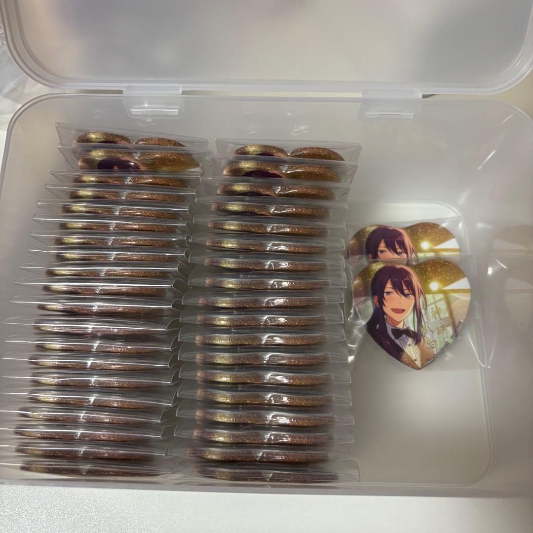 あんスタ 神崎颯馬 とるパカ 缶バッジ ハート缶