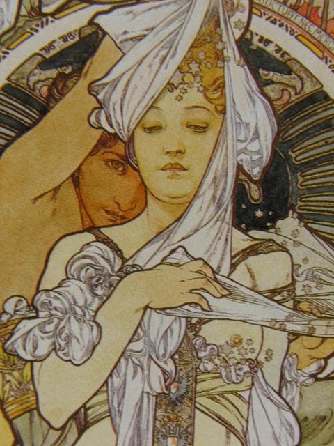 アルフォンス・ミュシャ、万国博覧会でのオーストリア館のポスター