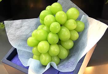 シャインマスカット大粒・大房　3房③　　クール便送料込み　8,000円