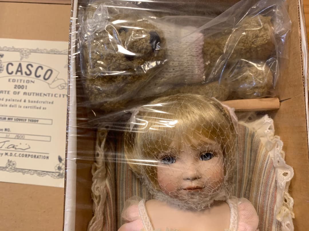美品【CASCO】ビスクドール箱付き エディション