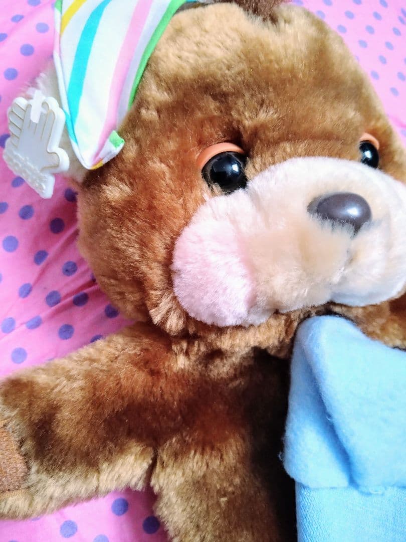 teddy beddy bear パペット タグ付き