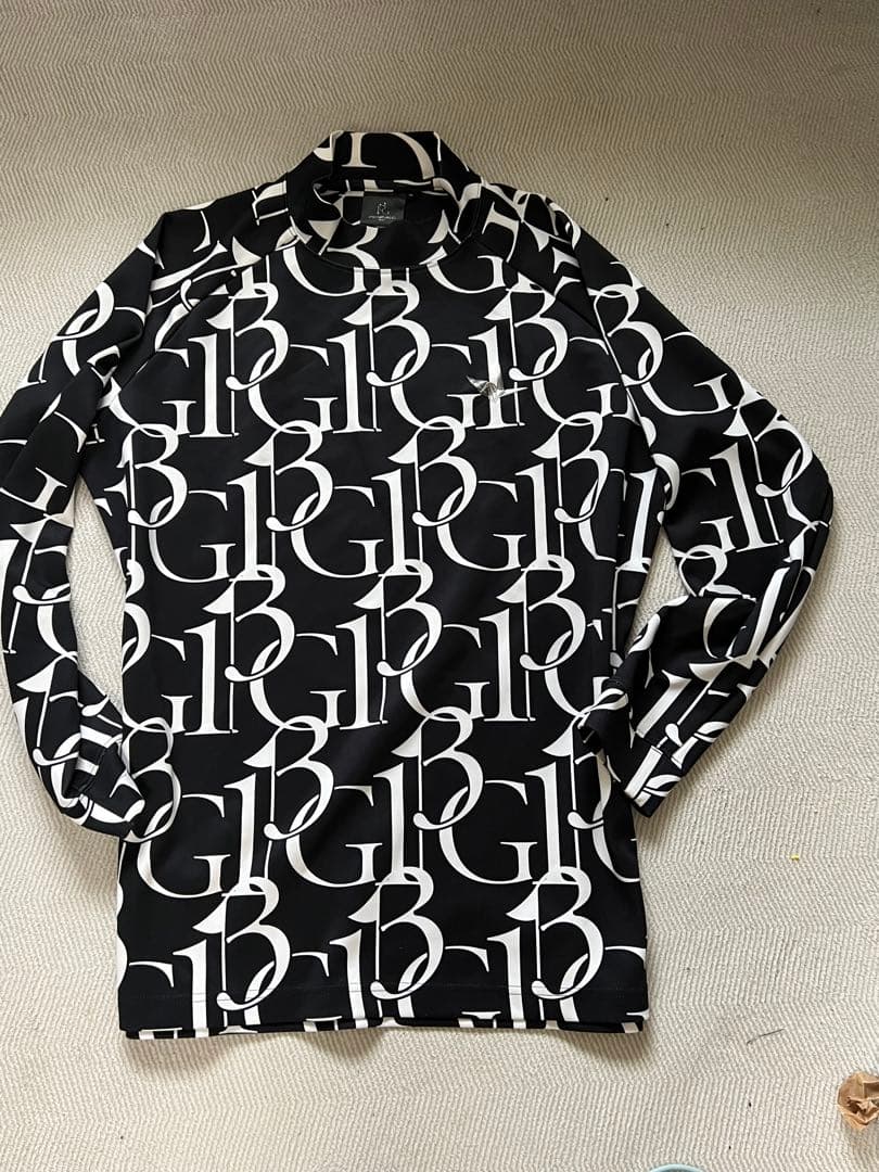 1PIU1UGUALE3 ロゴプリント 長袖シャツ VI