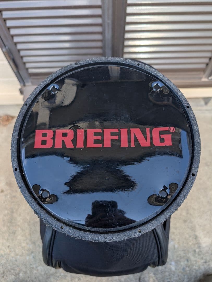 BRIEFING ゴルフキャディバッグ cr-3　各種ヘッドカバーセット