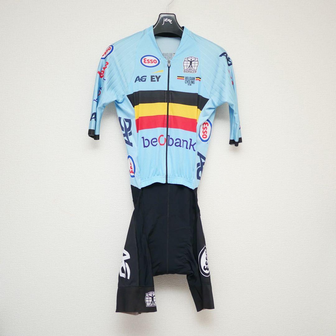 選手支給品 ベルギーナショナルチーム ロードスーツ スキンスーツ ビオレーサー