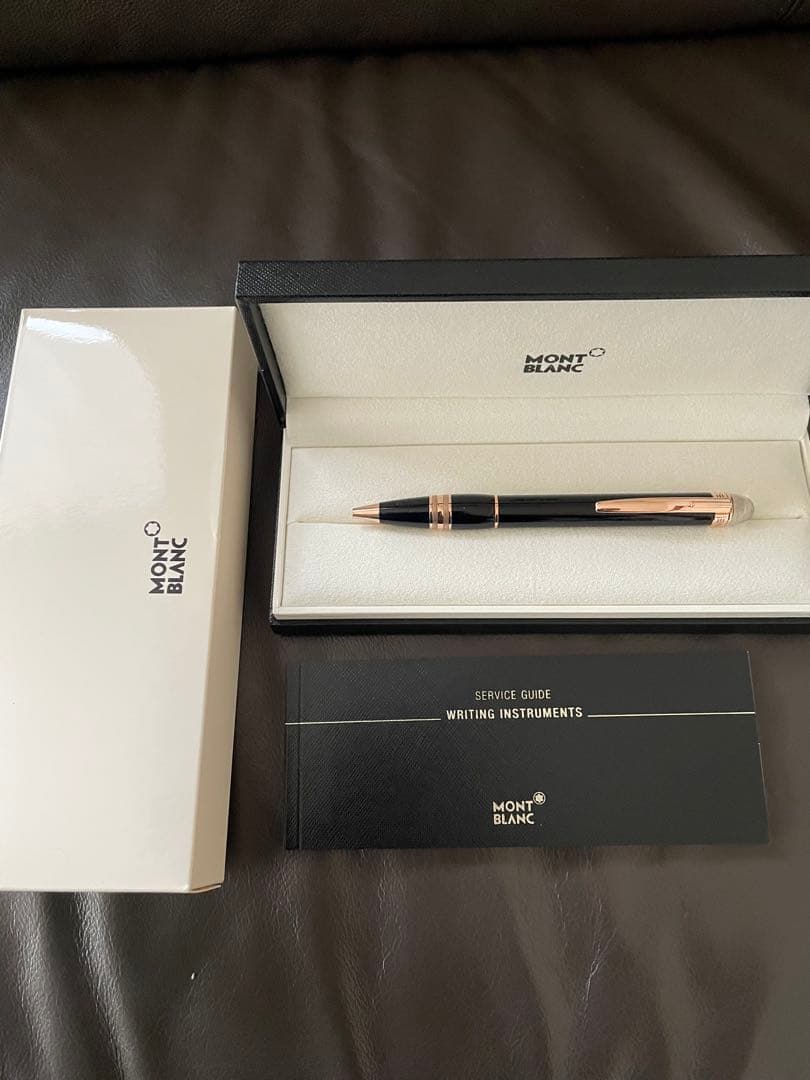 ◾️レア◾️ローズゴールド◾️モンブランスターウォーカー ボールペン◾️レッドゴールド