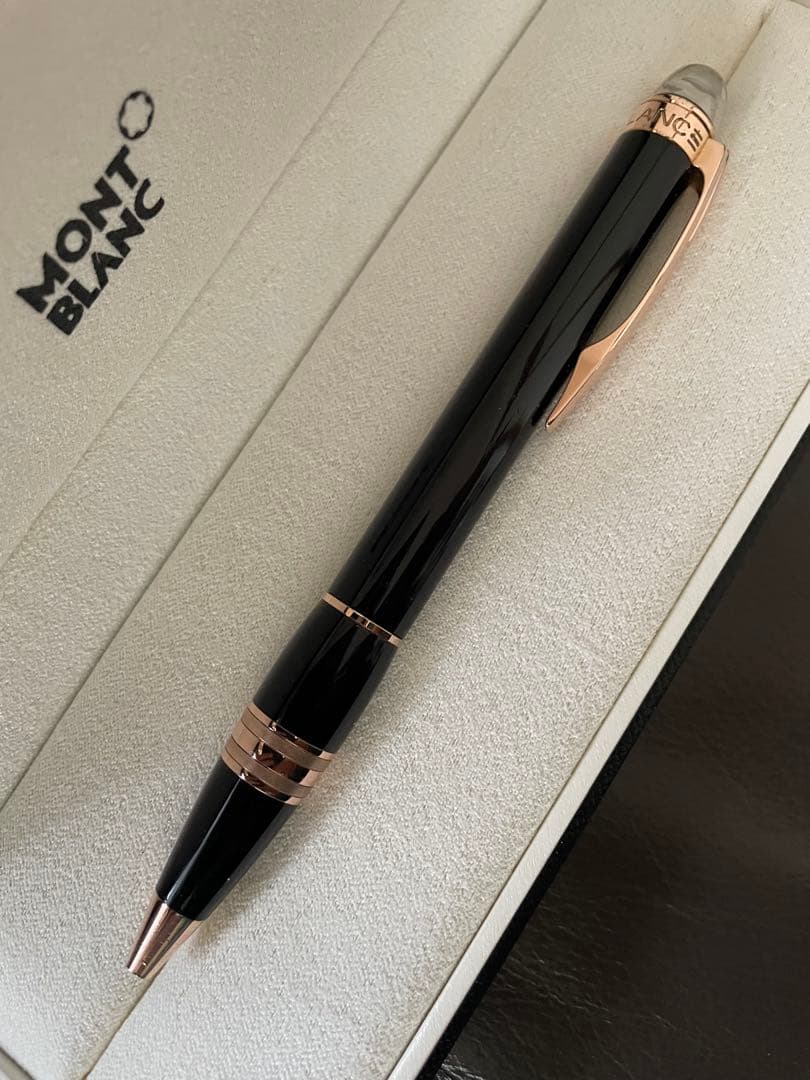◾️レア◾️ローズゴールド◾️モンブランスターウォーカー ボールペン◾️レッドゴールド