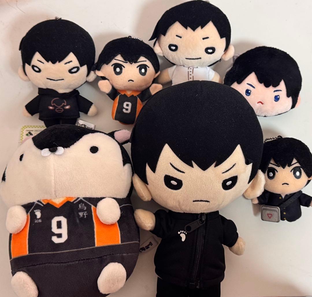 ハイキュー　影山飛雄　ぬいぐるみ　にとたん　マスコット　7点