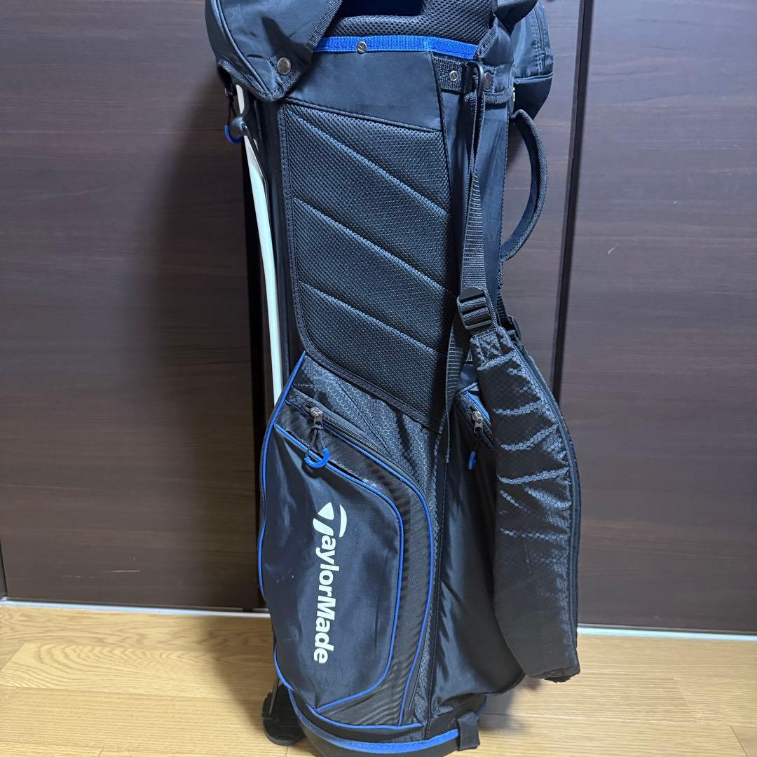 TaylorMadeスタンド式 キャディバッグ ゴルフバッグ 黒/青