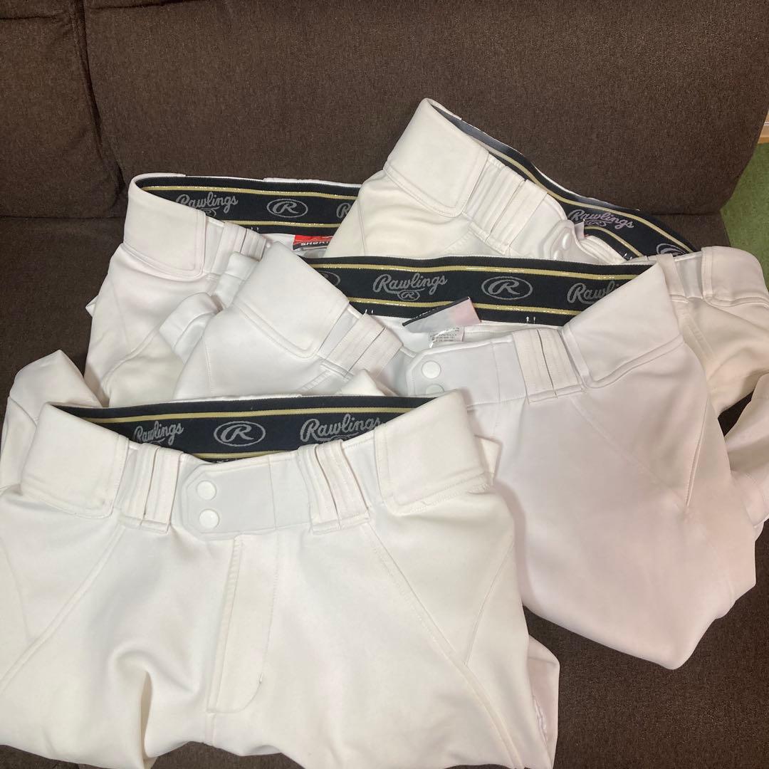 ローリングスRawlings 野球パンツ　M 4D ショートフィット　4枚