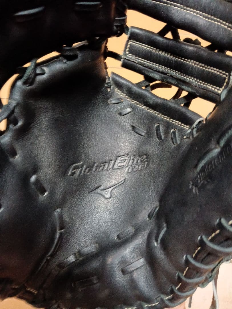 Mizuno 軟式グローブ　ファーストミット　 黒　少年野球　左