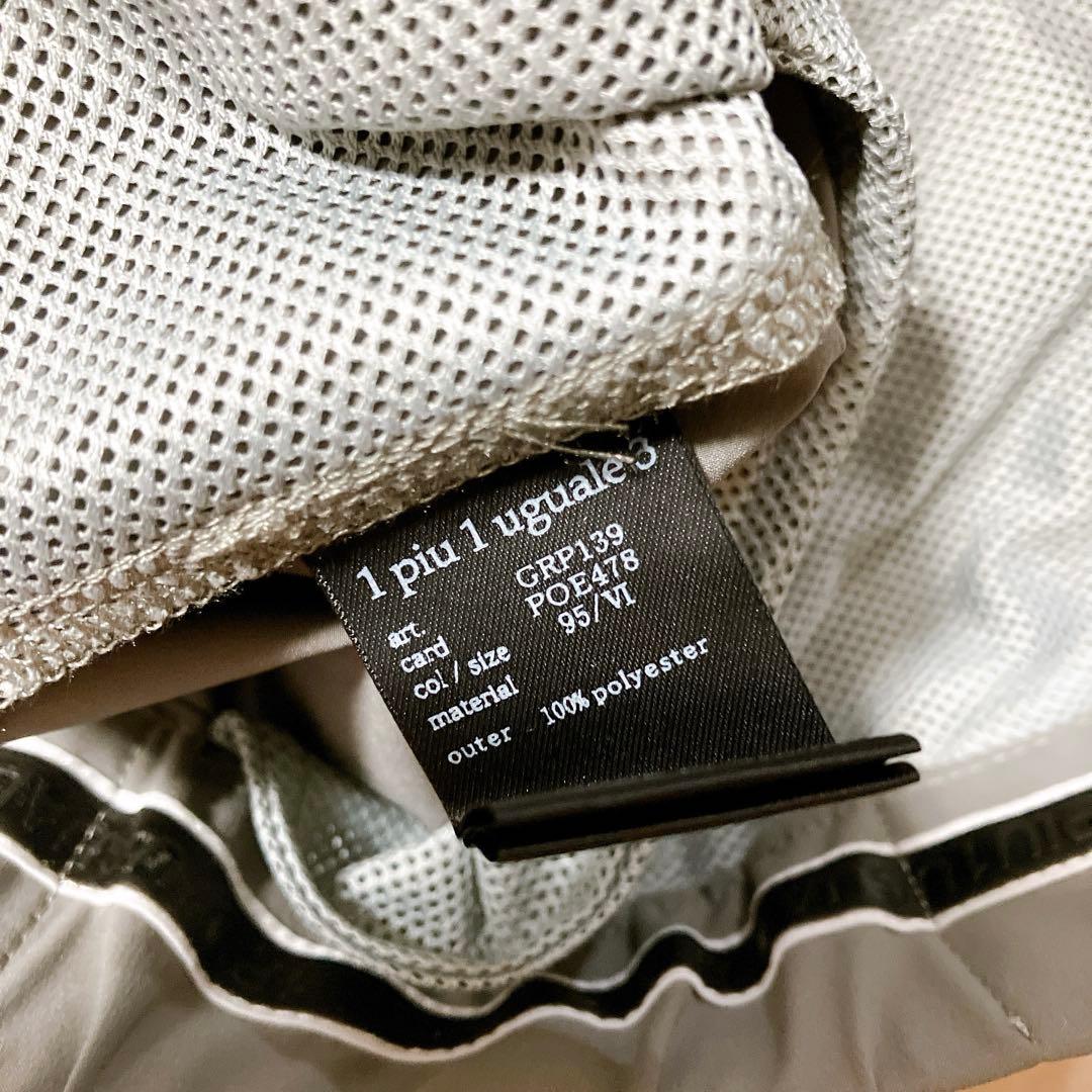 美品　1PIU1UGUALE3 GOLF タックパンツXL グレー