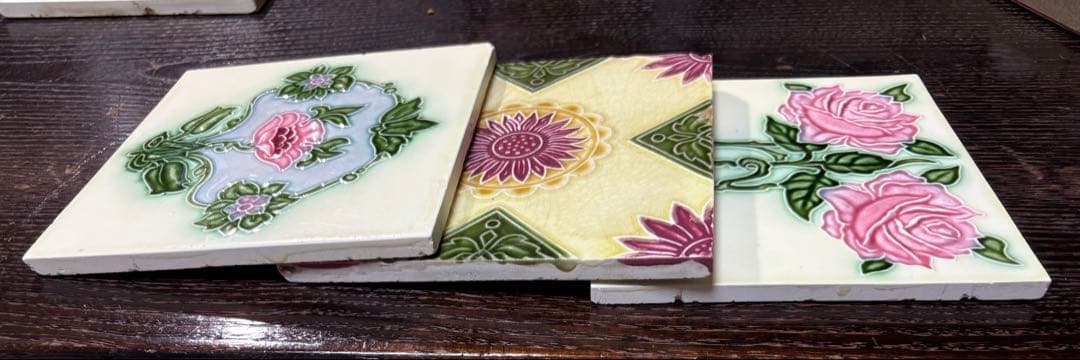 マジョリカタイル　ダントー　日本タイル工業　4枚