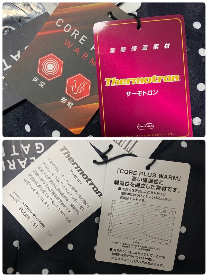 新品 パーリーゲイツ タフレックス×サーモトロンパンツ ミニドット柄(6)LL紺