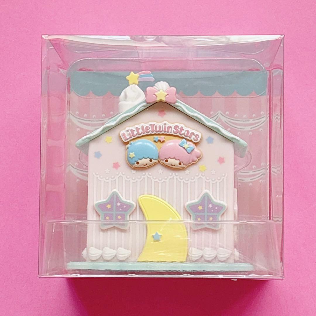 ♡キキララ リトルツインスターズ お菓子の家風小物入れ 汽車風 おかしのいえ♡