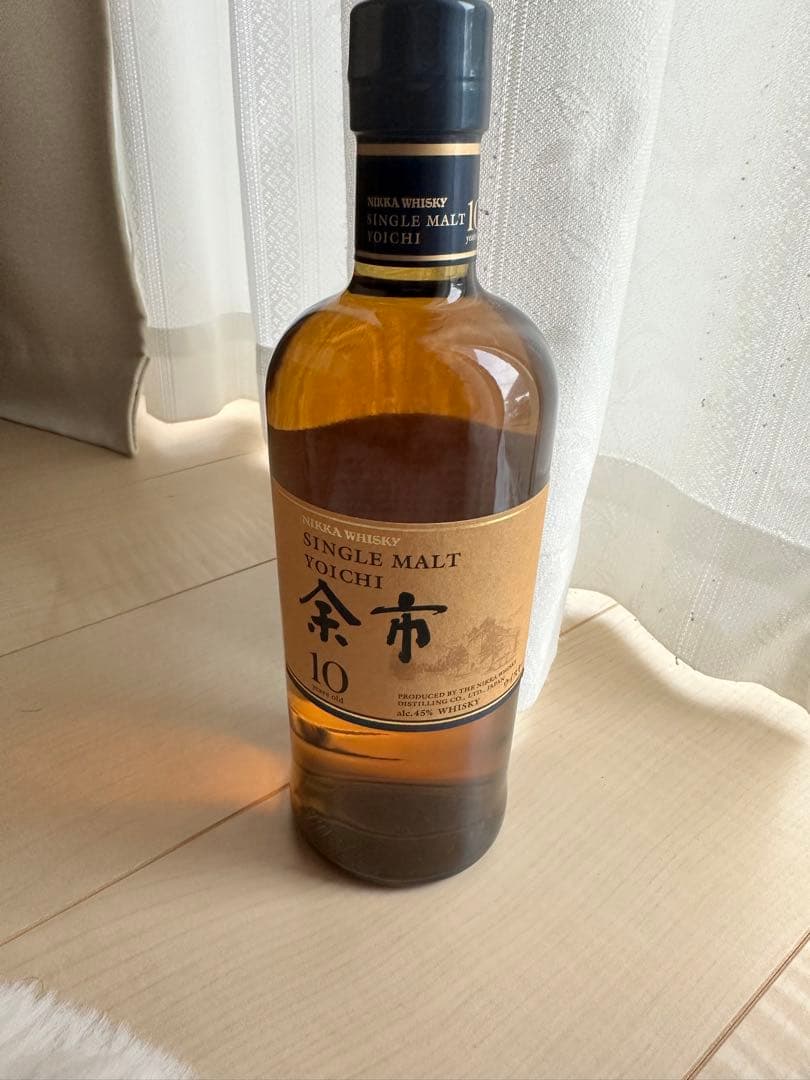 アサヒ　ニッカシングルモルトウイスキー　余市　10年
