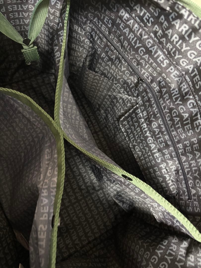 PEARLY GATES グリーン トートバッグ