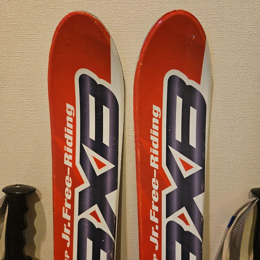 BXB スキー板108、ストック85、スキーケース(迷彩柄)　セット販売