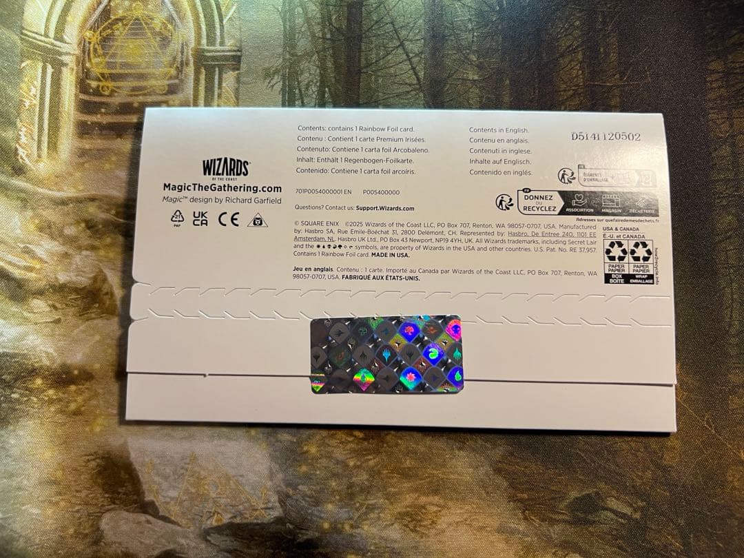 金粉の水蓮/Gilded Lotus 英語 foil