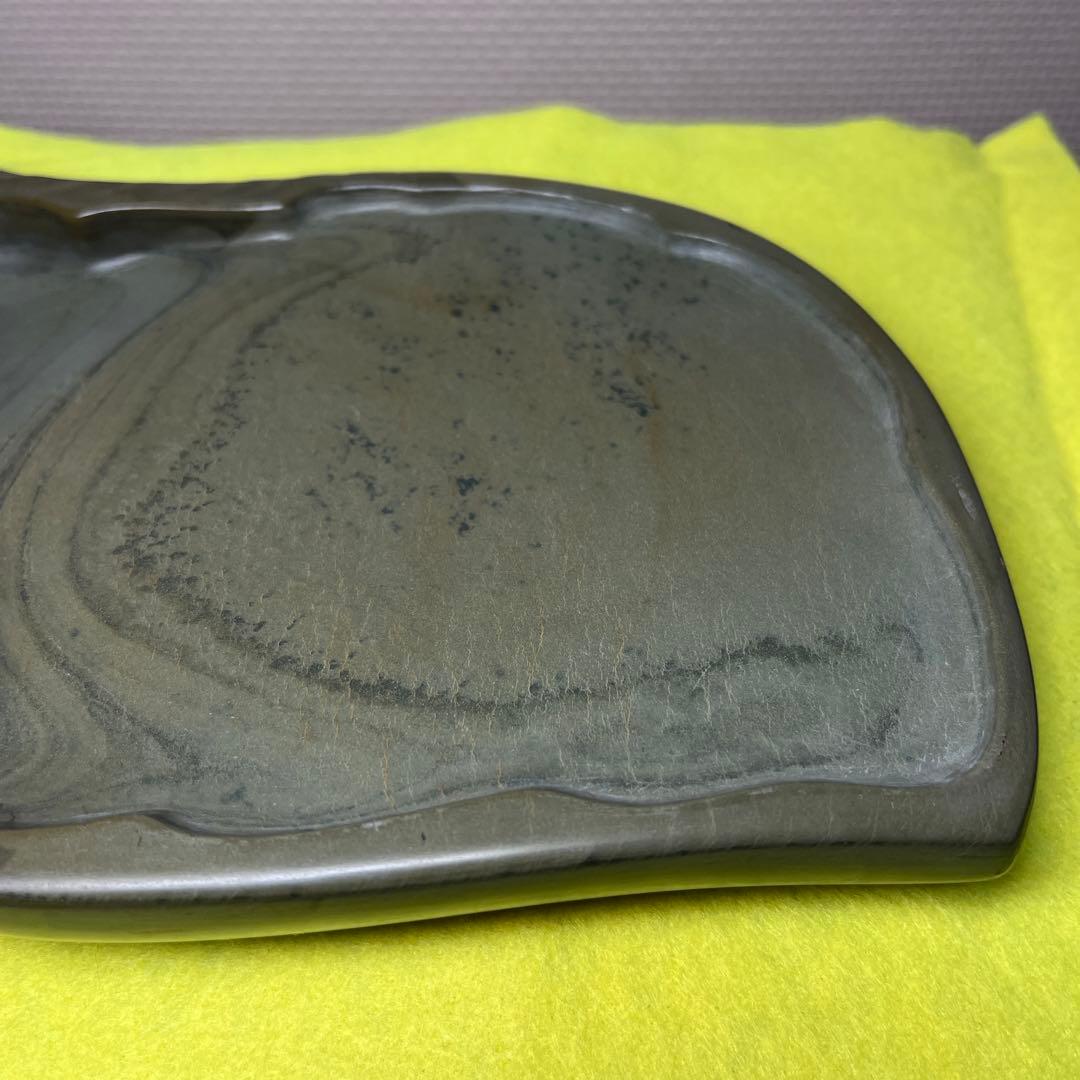 ⭕️宮崎県延岡　相馬羊堂　蛙彫刻硯　紅渓硯　極珍品　21cm超　女性好み