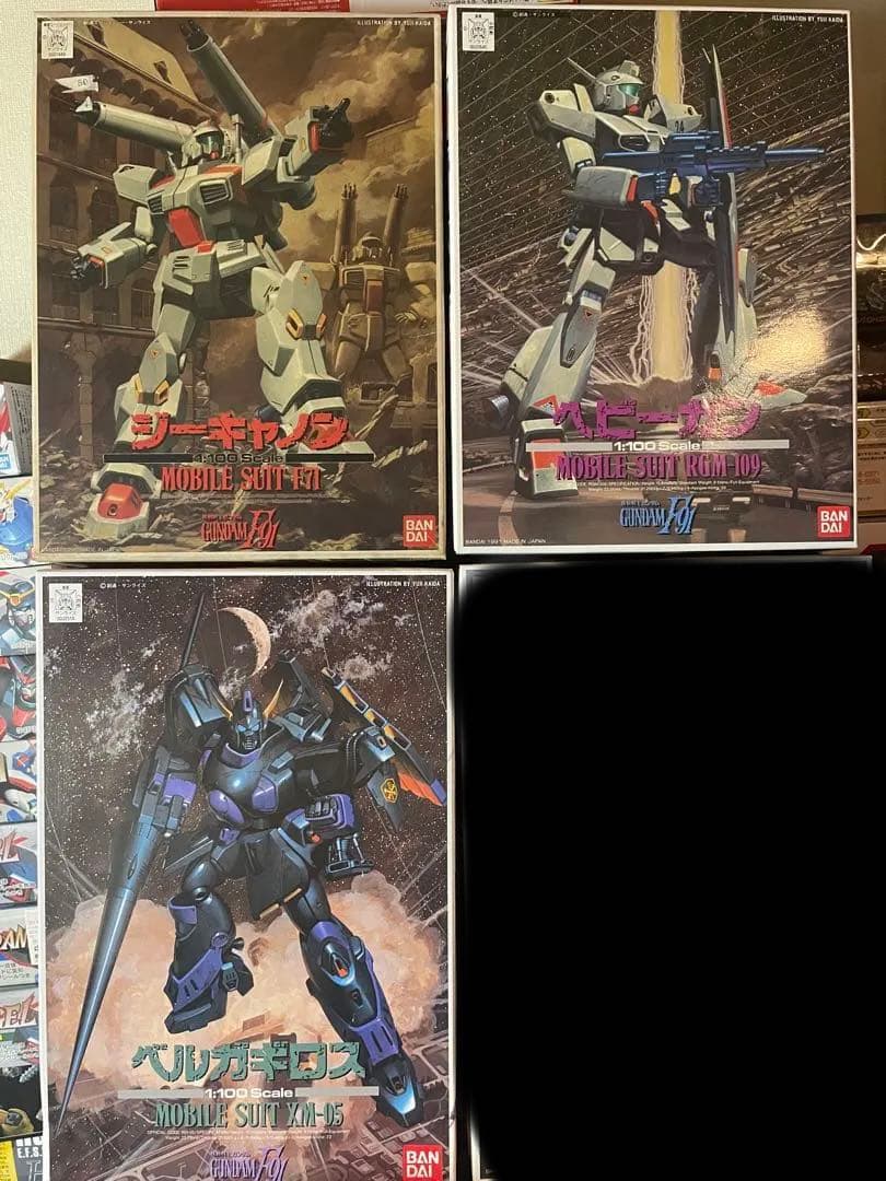 機動戦士ガンダムF91 1/100 ガンプラ4点セット 未組立品