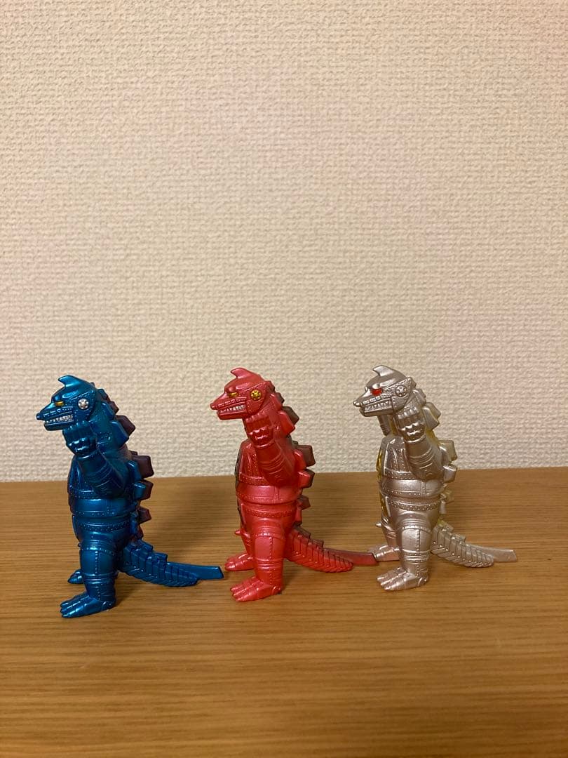 ブルマァク　メカゴジラ　メタリックカラー3点セット