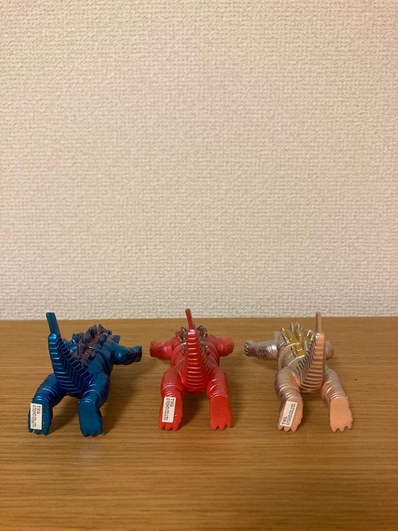 ブルマァク　メカゴジラ　メタリックカラー3点セット