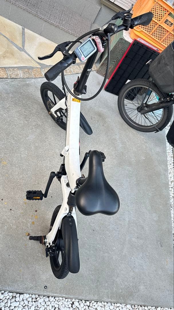 ENTREX 電動アシスト自転車 ホワイト 小走行