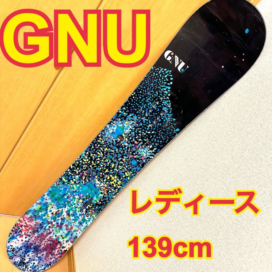 GNU✨B-NICE✨レディース✨139センチ✨初心者✨簡単✨スノボー✨グラトリ