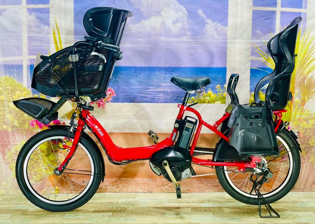 ヤマハパスキス⭐️人気モデル！子供乗せ電動アシスト自転車Y2801