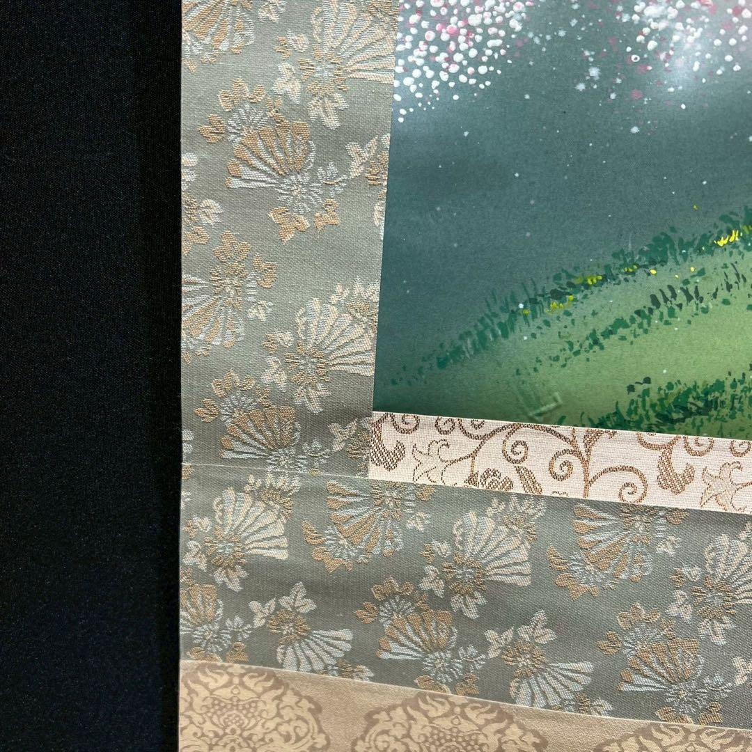 31 月下満開図 季節物 縁起物 桜図