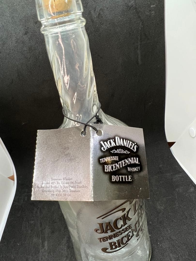 【超レア、ボトルのみ】ジャックダニエル のテネシー州立200年記念ボトル
