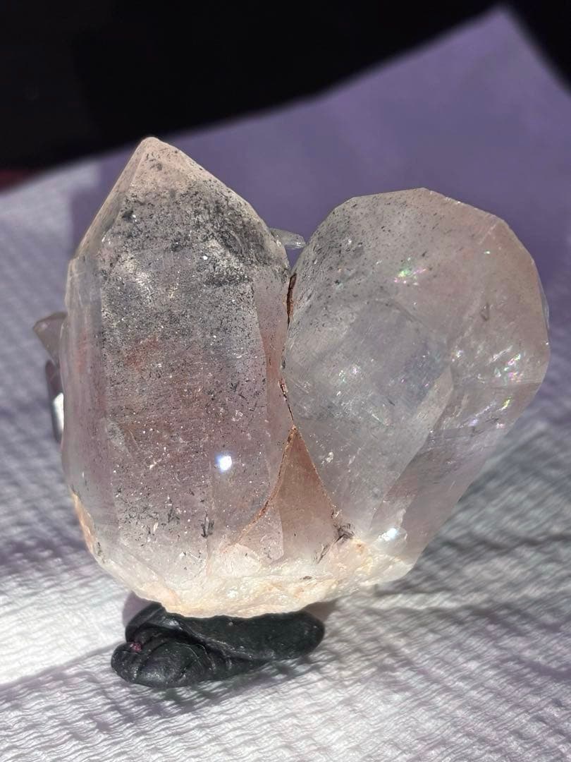 【超希少】天然ヒマラヤ水晶クラスター マニカラン産 シャーマンダウ ファントム