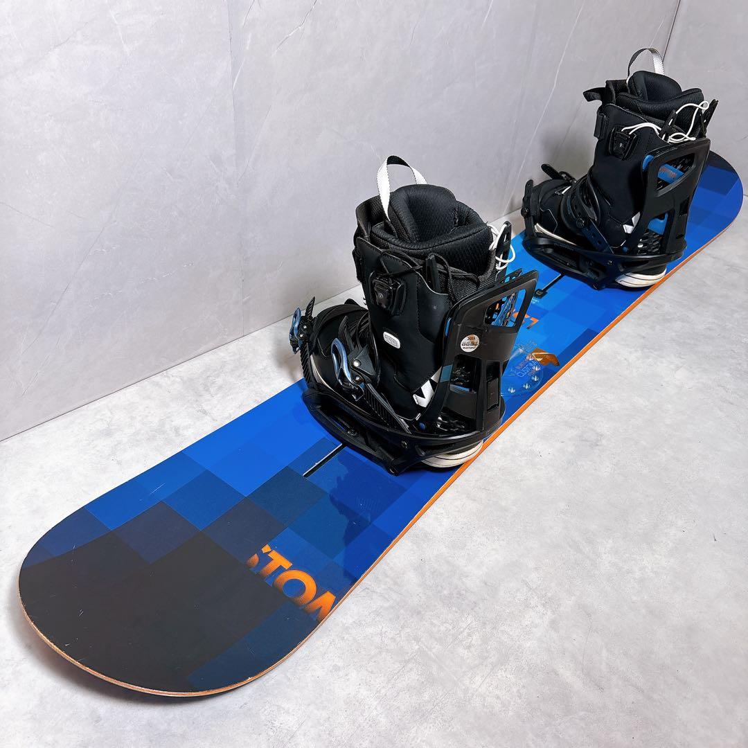 バートン カスタム×最上位バイン　スノーボード3点セット　万能　Wax済