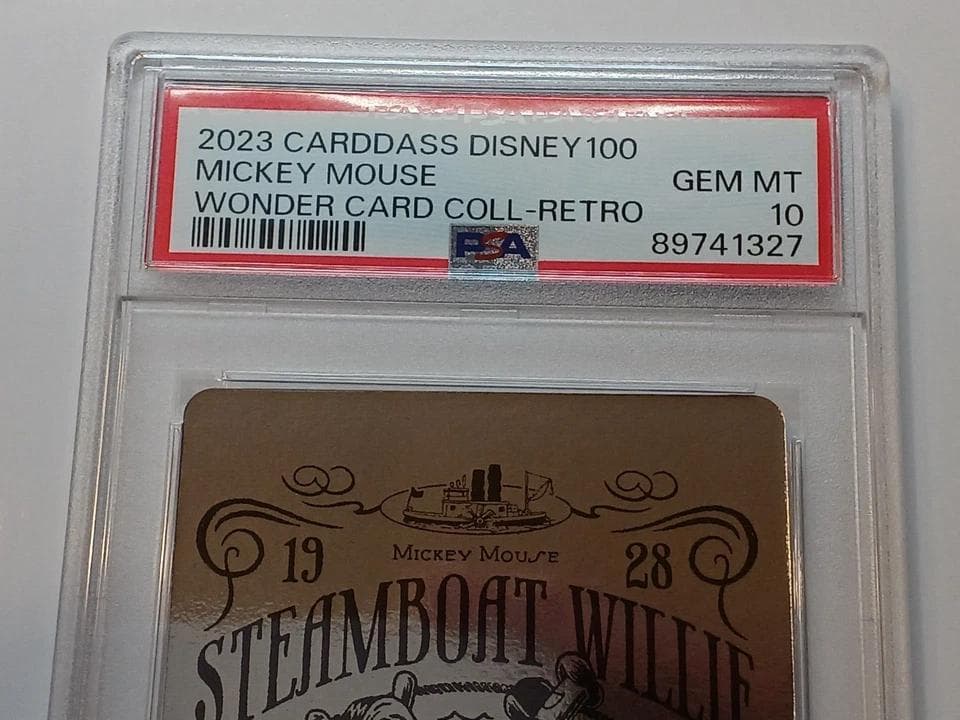 蒸気船ウィリー ミッキーマウス ディズニー100 Disney PSA 10