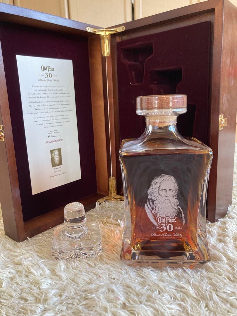 old parr 30年木箱入り　古酒希少品　16年熟成