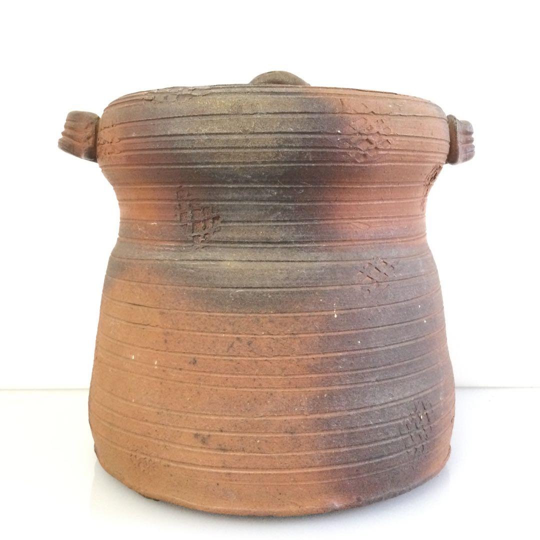 備前焼 水指 小西陶古作 茶道具 T866